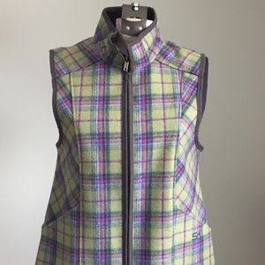 NWOT Stormy Kromer Women's Plaid Wool Vest - Small